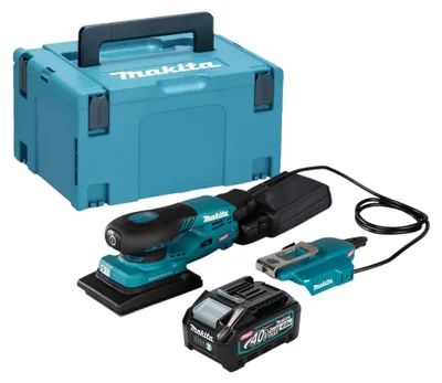 Zdjęcie produktu dla Makita BO 005 CGM101 Akumulatorowa szlifierka oscylacyjna 40 V maks. 80 x 130 mm skok 3,0 mm Bezszczotkowa + 1x akumulator 4,0 Ah + Makpac - bez ładowarki