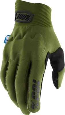 Produktbild von 100% Cognito Smart Shock Gloves S Army Green / Black - maximaler Schutz und K....