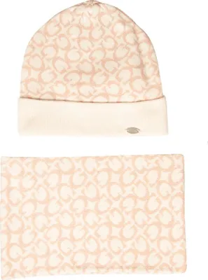 Immagine prodotto di Scaldacollo e cappello con rovescia donna GUESS completo tessuto logato puro cotone articolo J3RZA1Z2NN0, L, Cotone 100%