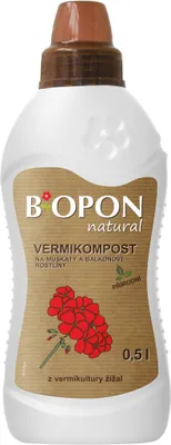Obrázok produktu pre BIOPON VERMIKOMPOST hnojivo pre balkónové rastliny 500ml