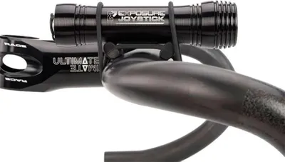 Produktbild von Exposure Lights Aero Bar Silicone Fahrradlampenhalterung Schwarz Schwarz One Size