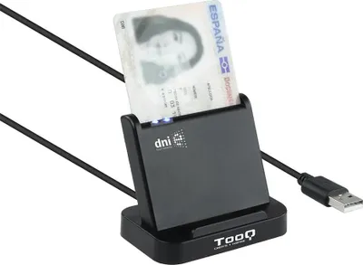 Productafbeelding van TooQ TQR-220B, USB 2.0, zwart, 60 gram