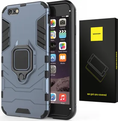 Immagine prodotto di Custodia SPACECASE X-ring per iPhone 6/6s Plus Blu