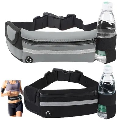 Produktbild von Laufgürtel für Mobilgeräte – Verstellbar – Neopren – Bis 17,8 cm (7 Zoll) – Schwarz