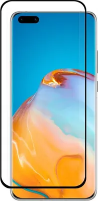 Produktbild von 5D Schutz Glas Folie für HUAWEI P40 PRO Curved Panzer Folie Vollständig Klebend und Abdeckung