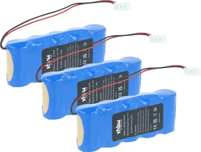 Produktbild von vhbw 3x Akku Ersatz für Bosch 9 500 005, FD252/10, 8781105908, 8787335119, 710055, 9000163, 8787335122 für (3 Ah, 6 V, NiMH)