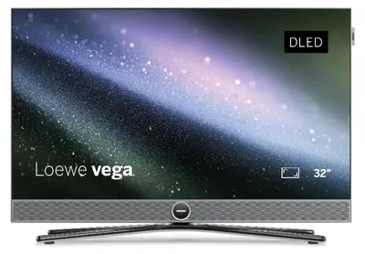 Produktbild von Loewe vega 32" 4K Ultra HD Smart-TV mit Dolby Vision IQ, Dual Channel, HDMI 2.1, integrierter Soundbar & Smart Streaming