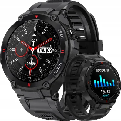 Zdjęcie produktu dla Smartwatch Męski Sportowy K22 Czarny