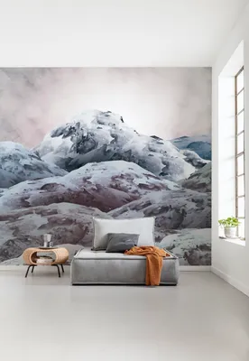 Produktbild von Komar Vlies Fototapete - Shadow Mountain - Größe: 300 x 280 cm (Breite x Höhe) - 6 Bahnen, Wohnzimmer, Schlafzimmer, Tapete