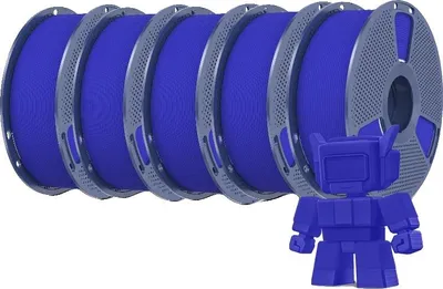 Immagine prodotto di filamento per stampante 3D, alta resistenza, stampa veloce, blu