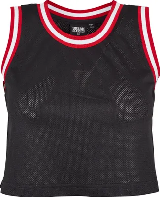 Produktbild von Urban Classics Ladies - Cropped Mesh Tank Top - S