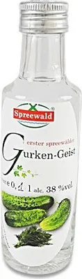 Produktbild von Spreewälder Gurken-Geist (0,1 l / 38% vol.)