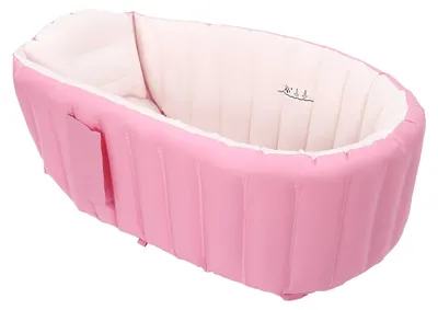 Produktbild von Babybadewanne - Faltbare aufblasbare Badewanne - PVC - Tragbar - 98 x 64 x 28 cm - Für 0–3 Jahre