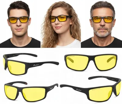 Produktbild von Montana MSP313F Nachtfahrbrille Polarisierend Gelb