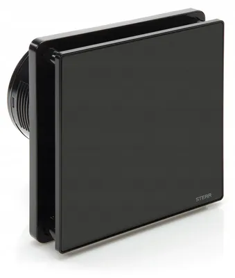 Produktbild von STERR BFS100-MB-12V Badlüfter mattschwarz 12V