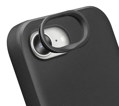 Zdjęcie produktu dla Rhinoshield, ramka ochronna do aparatu iPhone'a 16e, odporna na zarysowania, czarna