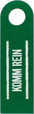 Produktbild von Türschild Filz verschiedene Texte Wendeschild