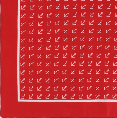 Produktbild von Bandana Anker rot Matrose Maritim Halstuch