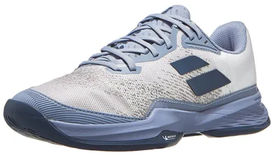 Image de Babolat Jet Mach 3, chaussures de tennis pour hommes, couleur blanche, taille 44,5 (référence : 3A0S25B629)