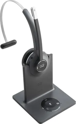 Produktbild von Cisco 561 - Kopfhörer - Kopfband - Büro/Callcenter - Schwarz - Grau - Monophon - Kabellos