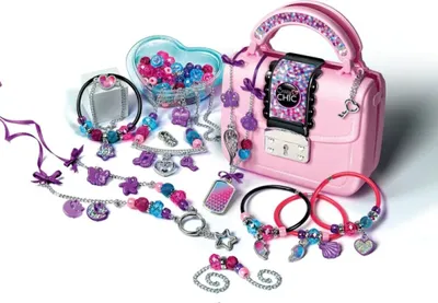 Obrázok produktu pre Clementoni 28455 Crazy Chic kabelka DIY - korálky a náramky