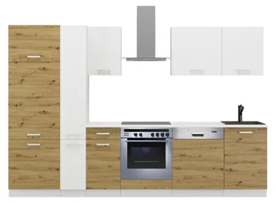 Produktbild von Küche Toni 300 cm Küchenzeile Küchenblock Singleküche Einbauküche