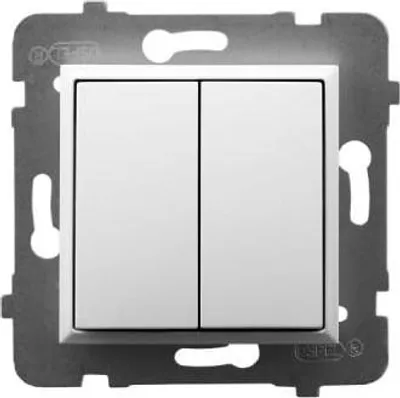 Produktbild von Ospel ŁP-10U/m/00, Weiß, IP20, 250 V, 10 A, 71 mm, 40 mm
