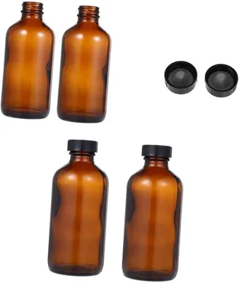 Produktbild von 2 wiederverwendbare, tragbare Handsprühflaschen, 240 Ml, aus braunem Glas und Kunststoff für Pflanzenbewässerung und Haarpflege im Haushalt