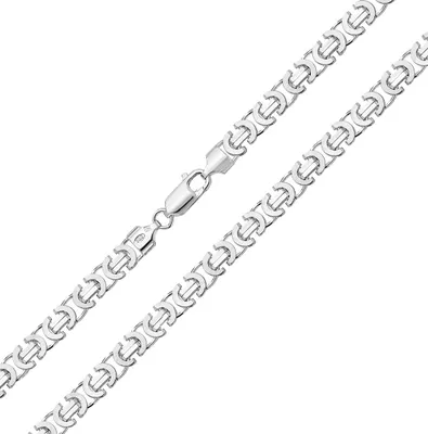 Produktbild von 925 Sterling Silber Herren/Damen - Byzantiner Kette - 61cm; TRS16746L24
