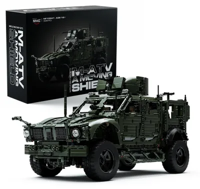 M-ATV Militärfahrzeug Bauset, 3489 Teile, für Erwachsene