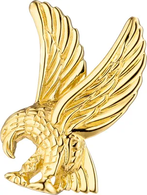 Produktbild von Anhänger Adler aus echtem 585 Gold Gelbgold Halsschmuck Goldadler Uni
