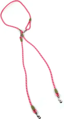 Produktbild von Freihaendige Hundeleine, Nylon-Trainingsleine fuer Haustiere mit reflektierenden Naehten, verstellbare Umhaengeleine fuer kleine, mittelgrosse und grosse Hunde