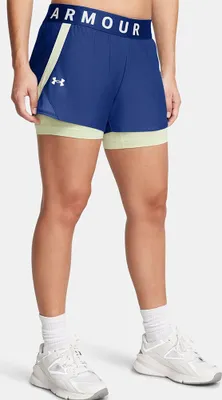 Immagine prodotto di Pantaloncini Under Armour Play Up 2-in-1 Blu M Donna Blu M