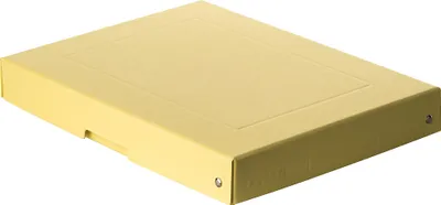 Produktbild von Falken Aufbewahrungsbox PURE Box Pastell 22001928 A4 40mm gelb