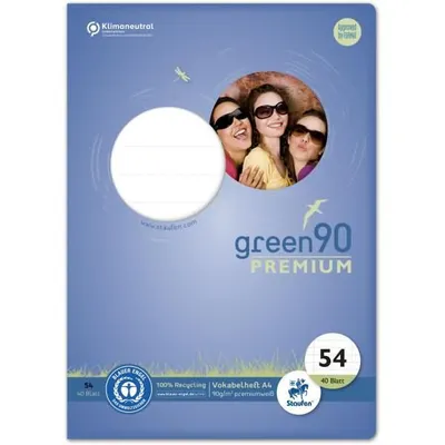 Obrázek produktu pro Ursus Green 040787054 Slovníček - LIN54, A5, 32 listů, 90 g/m2, 9 mm linkovaný s 2 MST