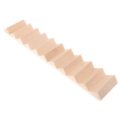 Produktbild von Unbemaltes Holz 1:12 Treppenhaus Treppe Bausatz