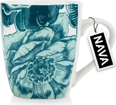 Obrázek produktu pro Elegantní porcelánový hrnek na kávu, čaj a další nápoje