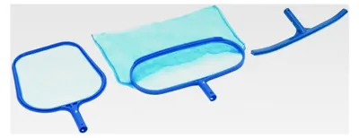 Produktbild von 3-teiliges Poolreinigungsset mit Kescher und Bürste