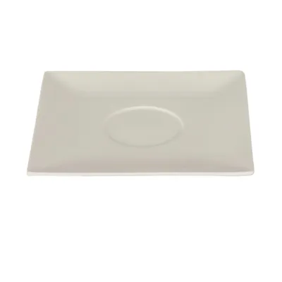 Produktbild von TELLER 14x14 cm Porzellan Unterteller Platzteller Untertasse AMBITION Porto