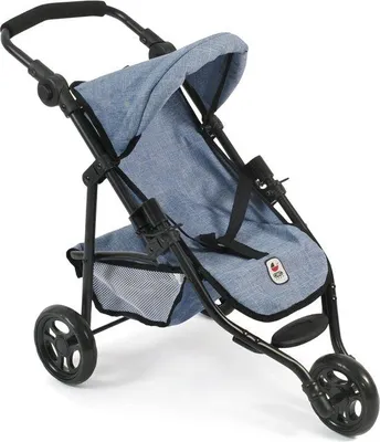 Productafbeelding van Famanu kinderwagen, lichtgewicht en stabiel - denimblauw
