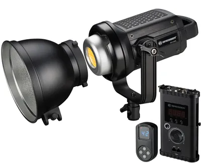 Immagine prodotto di Bresser - F004242 - Lampada da studio a LED COB BR-D1200BL da 120 W con attacco Bowens per softbox