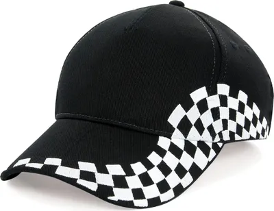 Produktbild von Beechfield B159 | Grand Prix Cap / Kappe / Mütze / Hut - Farbe: Black - Größe: One Size