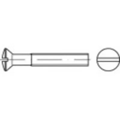 Zdjęcie produktu dla TOOLCRAFT 134345 Śruby z łbem stożkowym M3 40 mm gniazdo DIN 964 stal ocynkowana 200 szt.