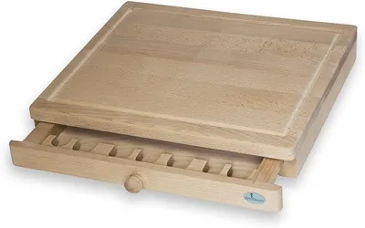 Imagen del producto de Tabla de cortar con cajón para cuchillos