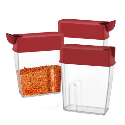 Immagine prodotto di Herzberg Set 3 pezzi Flopy Sparbox Rosso