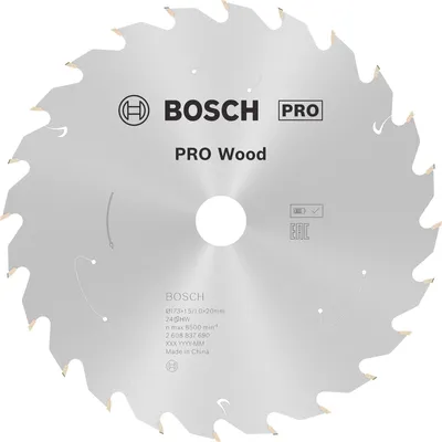 Productafbeelding van PRO Wood accuboormachine zaagblad, 173 x 1,5 x 20 mm, T24