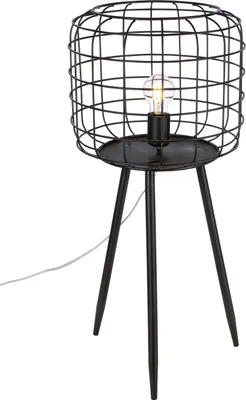 Immagine prodotto di Gilde Stehleuchte, "Basket", Metall, schwarz, VE 1, H. 70 cm, D. 31,5 cm  50038