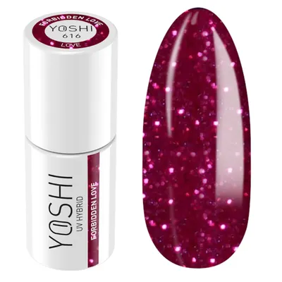 Produktbild von Yoshi | Hybrid-Nagellack - 616 Forbidden Love - Hybrid-Gellack - Hybridlack - UV LED - 6ml - Profi Qualität - Rot