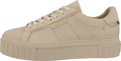 Produktbild von Tamaris Damen Sneaker Leder Schnürschuh Plateau 1-23738-41, Größe:38 EU, Farbe:Beige