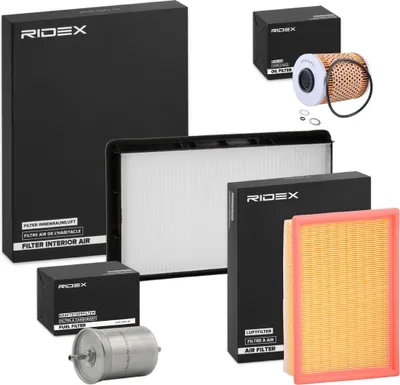 Produktbild von RIDEX Filterset Inspektionspaket Filtersatz für BMW 3 Limousine (E36) 3 Coupe (E36) 3 Cabrio (E36)